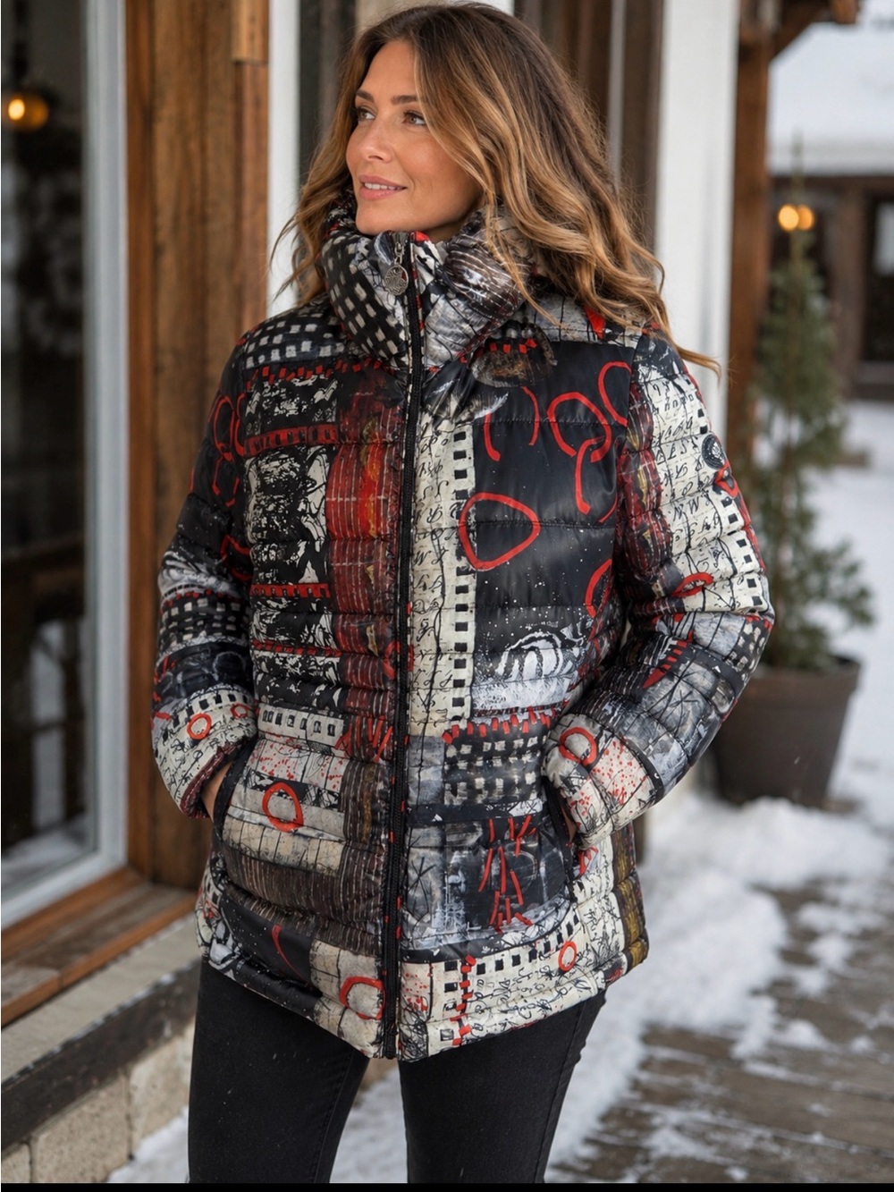 Simply Art by Dolcezza poly filled puffer winter coat size medium